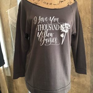 Next Level gray sweatshirt